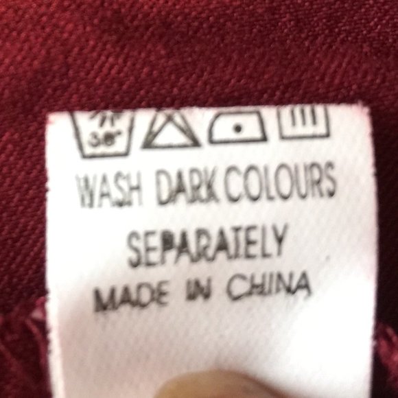 Burgundy Slim Leg Pants Petite - Picture 12 of 13